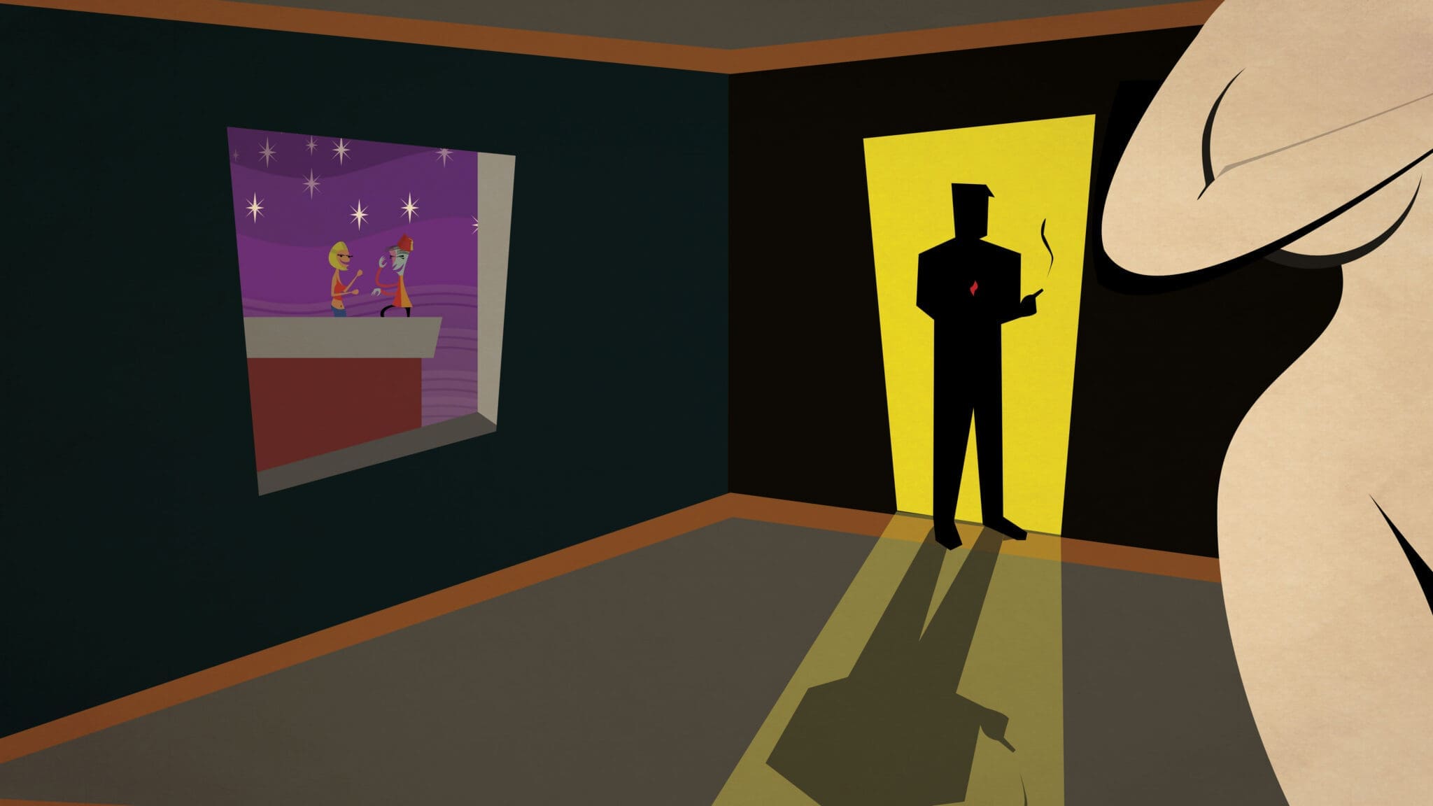 Night at an artshow