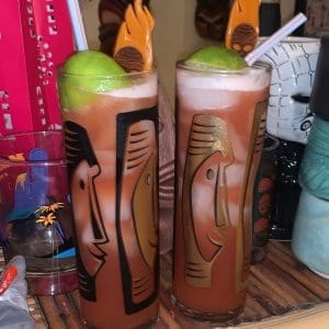 Tiki Bob Zombie Glass