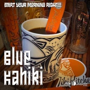 Blue Kahiki Dutch Delft Coffee Mug