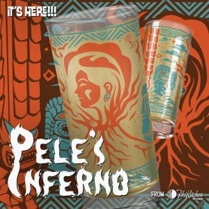 Pele’s Inferno Highball Glass